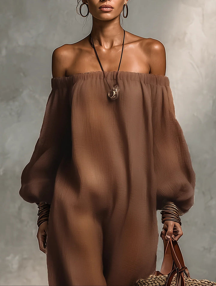 Fenna | Combinaison Bustier à Manches