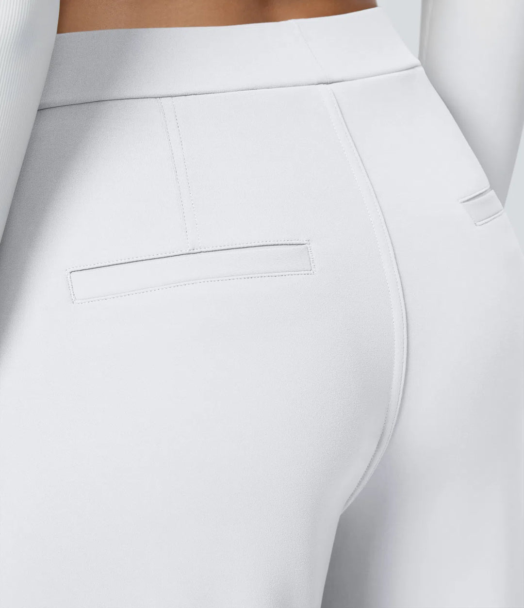 Pantalon tailleur DayStretch coupe droite taille haute avec poches