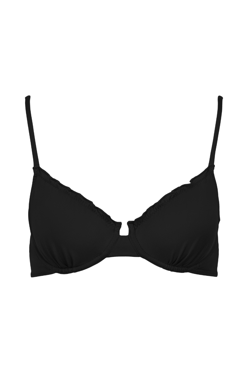 Haut de maillot armaturé Marcia - Noir