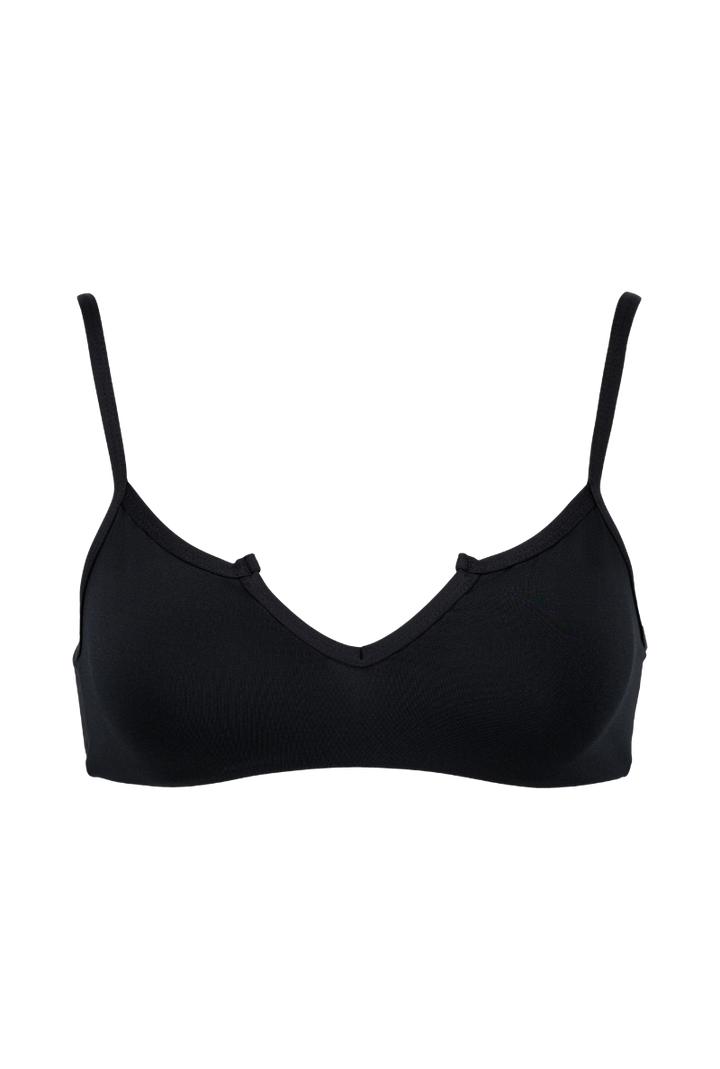 Haut de maillot brassière Manon - Noir
