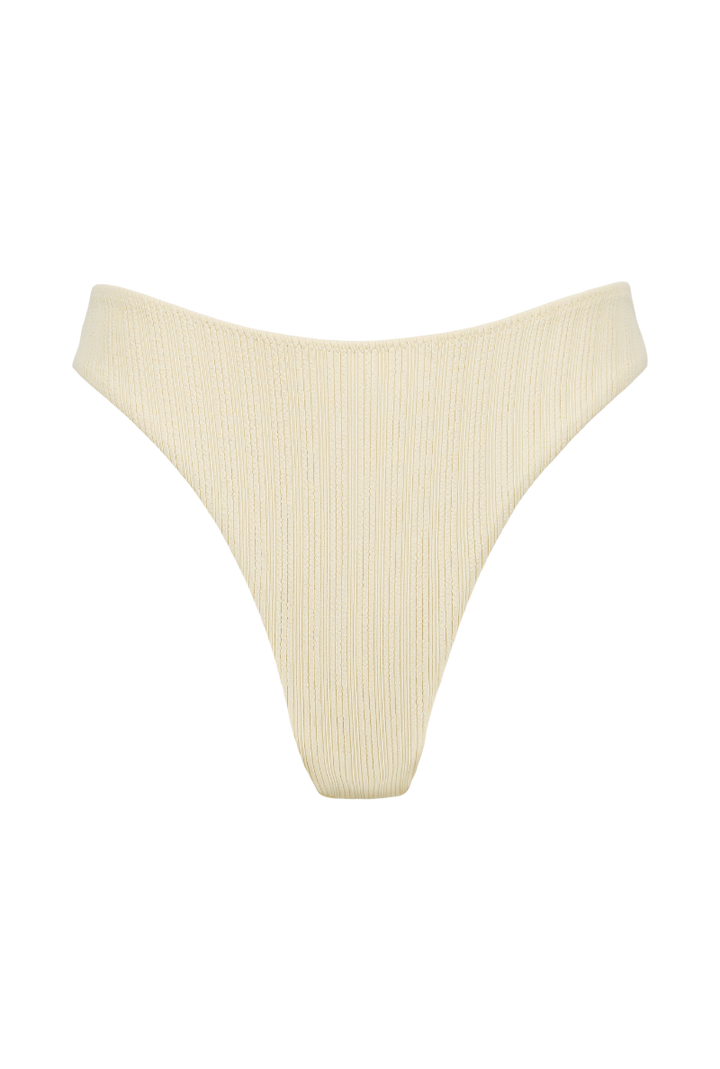 Bas de maillot tanga Agathe - Jaune