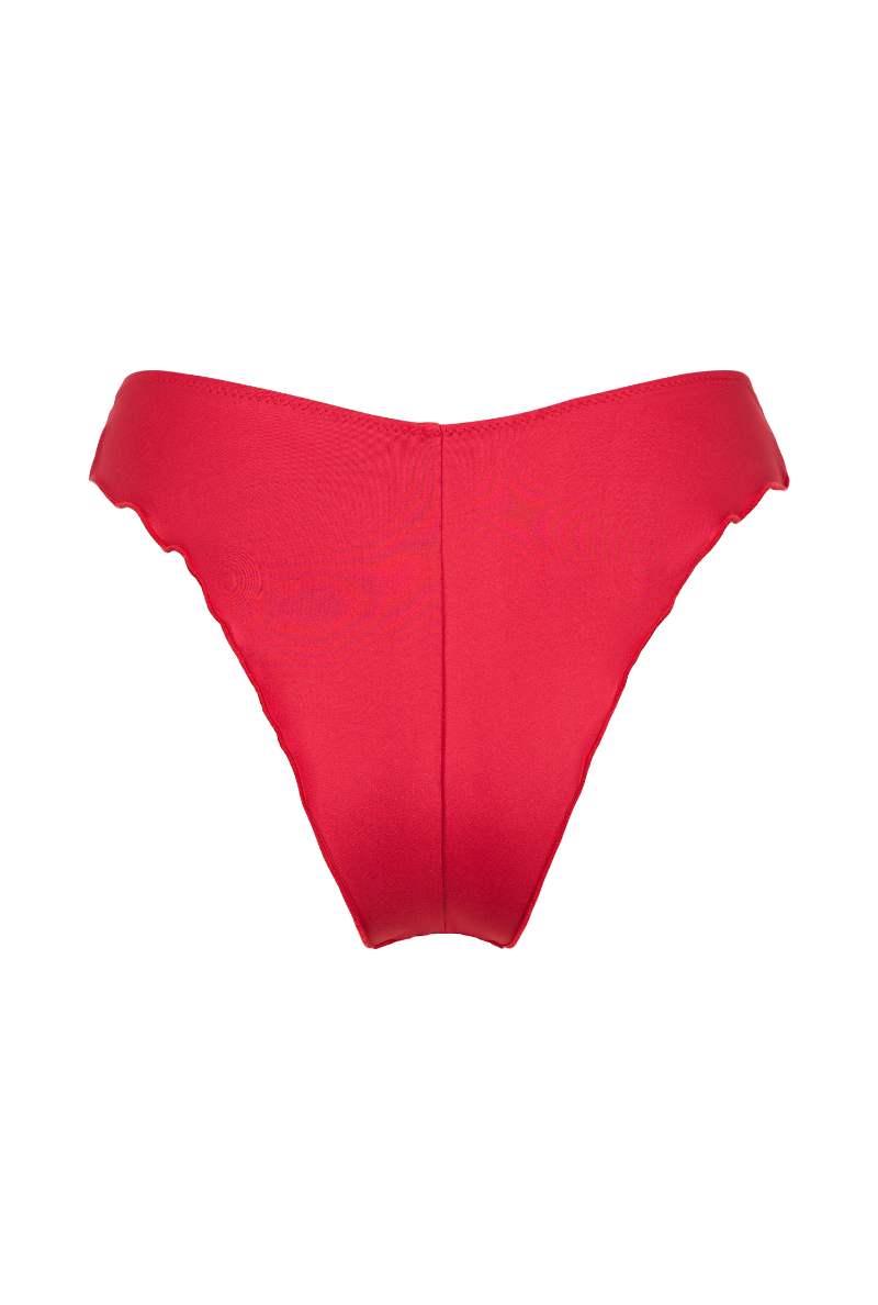 Bas de maillot culotte Cocoa - Rouge framboise