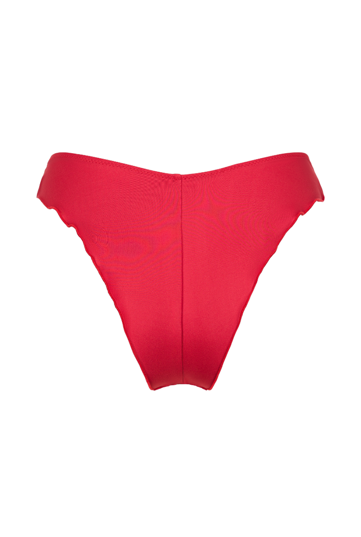 Bas de maillot culotte Cocoa - Rouge framboise