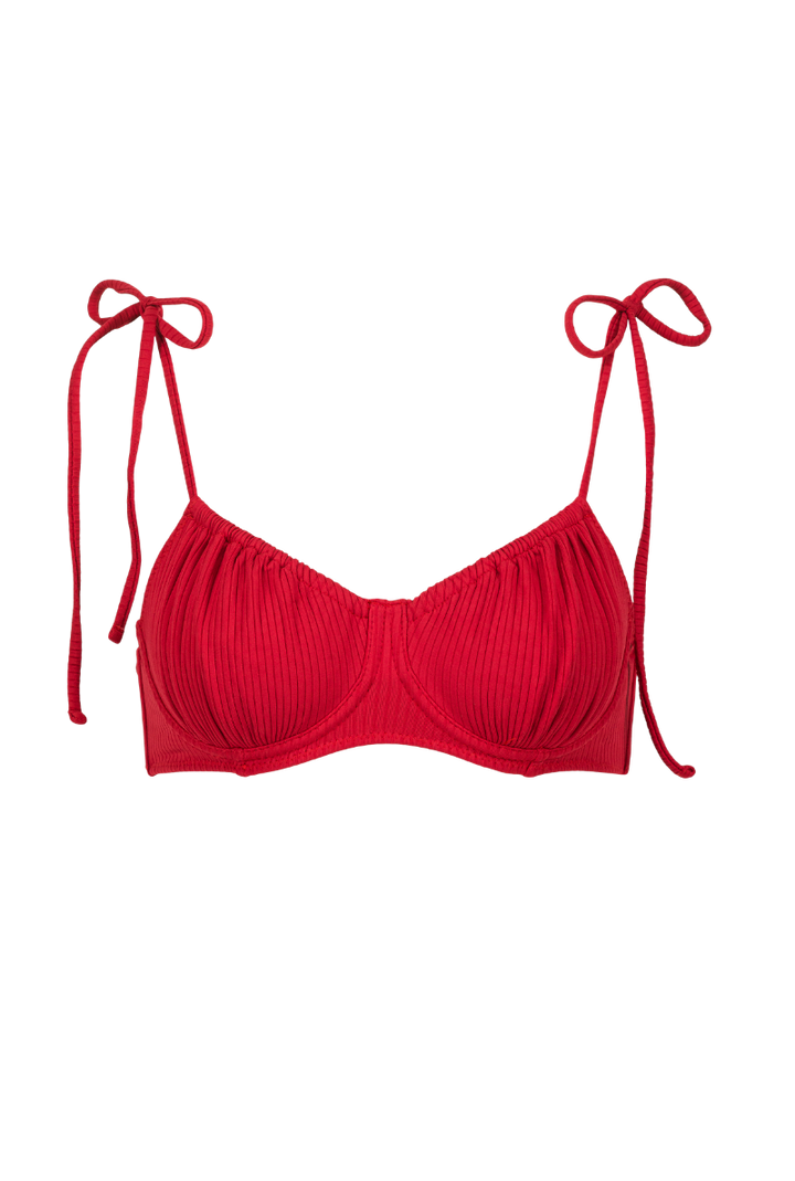Top armaturé Thabita - Rouge