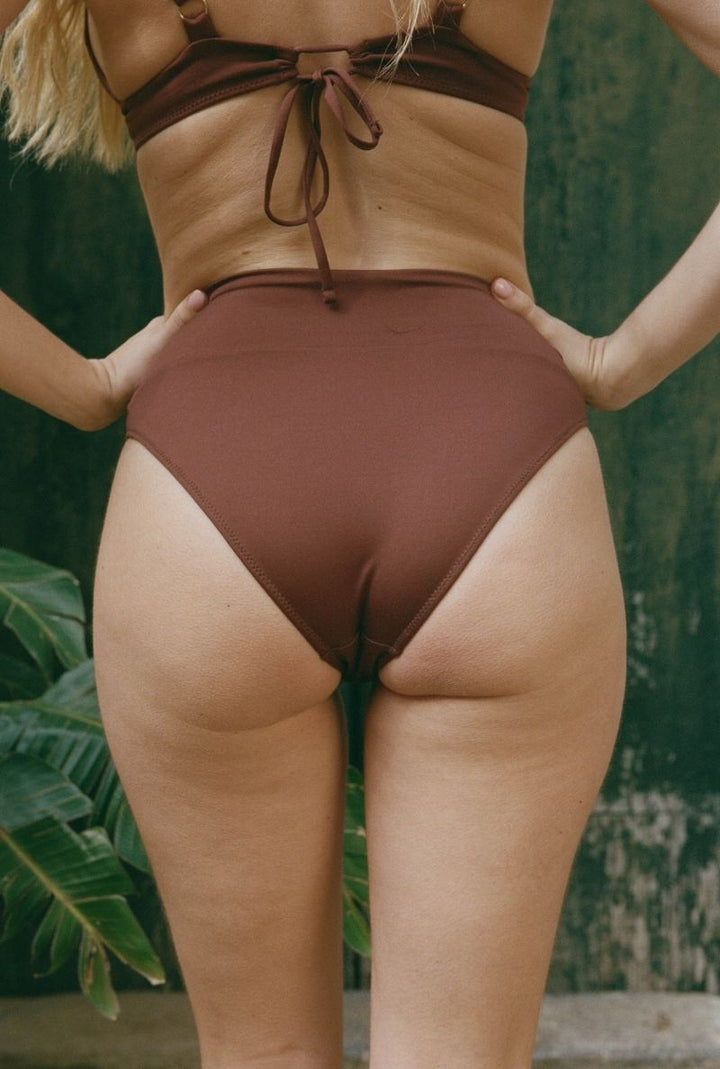 Culotte taille haute Michelle - Marron