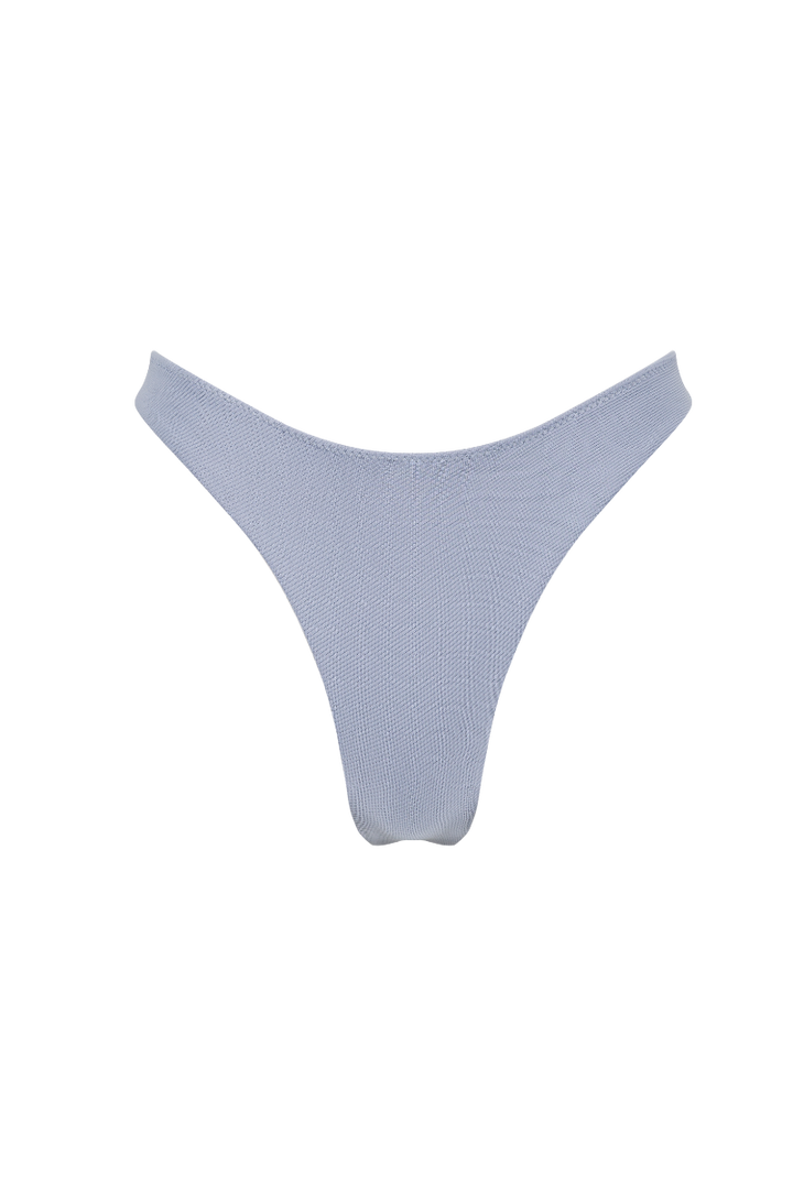Bas de maillot tanga Agathe - Bleu lavande