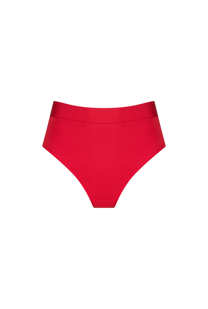 Culotte taille haute Koudou - Rouge Cerise