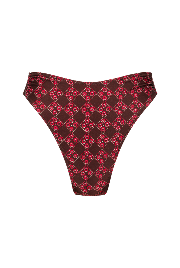 Bas de maillot taille haute Orta x Nénés - Imprimé