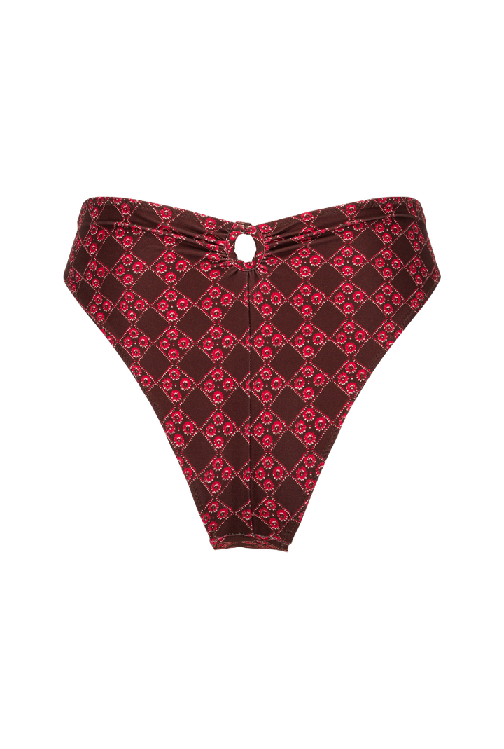 Bas de maillot taille haute Orta x Nénés - Imprimé